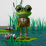 Frog Design<br> <em>Сharacter modeling</em> and animation